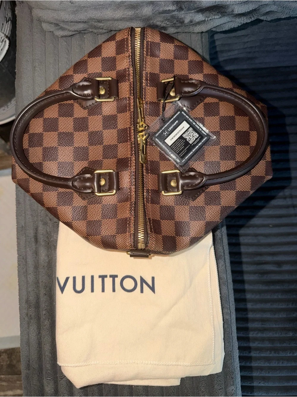 LOUIS VUITTON DAMIER EBÈNE SPEEDY BANDOULIÈRE 25 bag